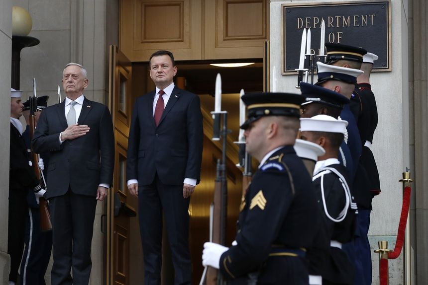 USA. Spotkanie szefa MON Mariusza Błaszczaka z Jamesem Mattisem|undefined