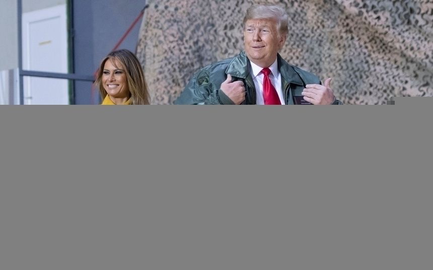Bliski Wschód. Niespodziewana wizyta prezydenta USA Donalda Trump w Iraku|undefined