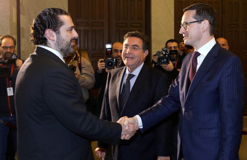 Morawiecki w Bejrucie|undefined