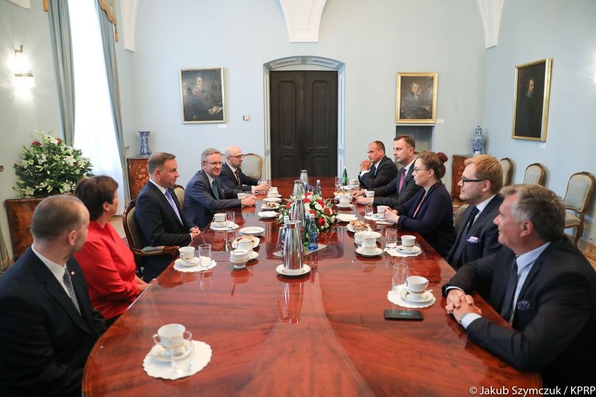 Rozmowy liderów opozycji z preydentem Dudą o ordynacji|undefined