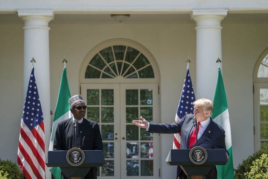 Trump i prezydent Nigerii|undefined