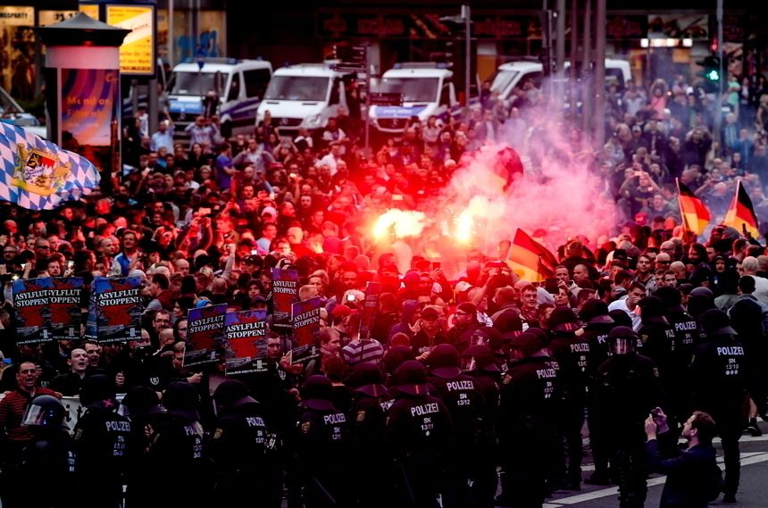 Niemcy. Ranni po zamieszkach w Chemnitz |undefined