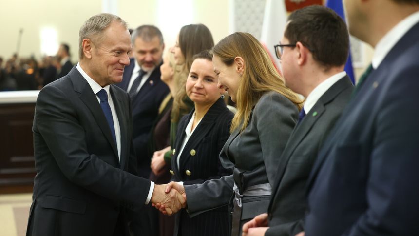 Premier i Katarzyna Pełczyńska-Nałęcz