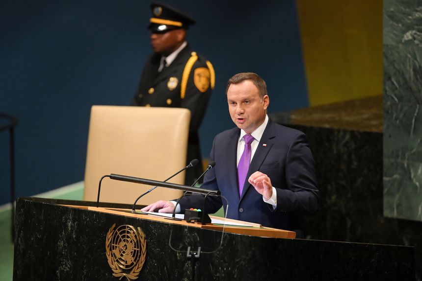 Prezydent Andzej Duda w ONZ o Donaldzie Trumpie|undefined