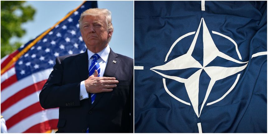 Prezydent USA Donald Trump krytykuje sojuszników z NATO|undefined