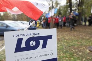 Protest pracowników PLL LOT|undefined