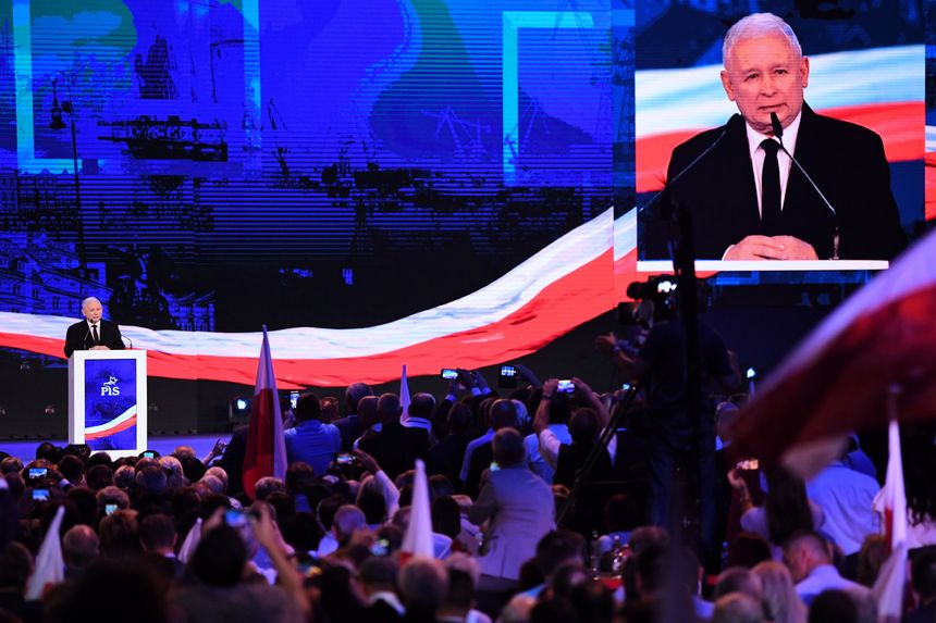 Wybory samorządowe. Kowencja PiS. Przemówienie Jarosława Kaczyńskiego|undefined
