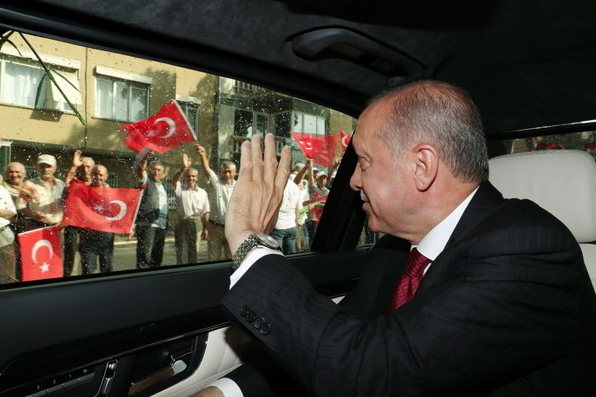 Turcja. Erdogan zaprzysiony ponownie na prezydenta|undefined