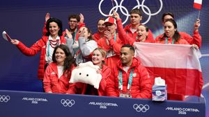 Polska reprezentacja z 
