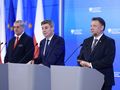 Konferencja prasowa w Kancelarii Prezesa Rady Ministrow