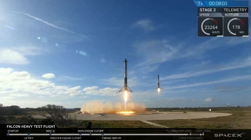 Falcon Heavy SpaceX|undefined
