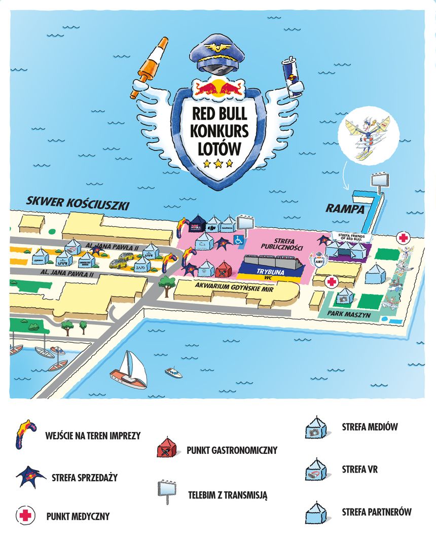 Red Bull Konkurs Lotów 2024 Mapa terenu