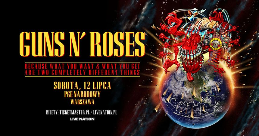 Guns N Roses koncert Warszawa Polska