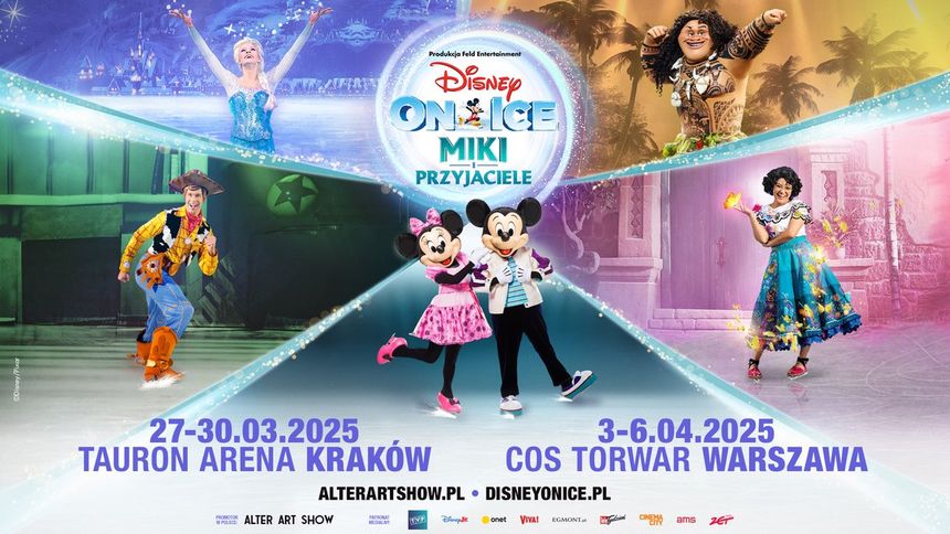 Disney On Ice 2025 Polska Kraków Warszawa