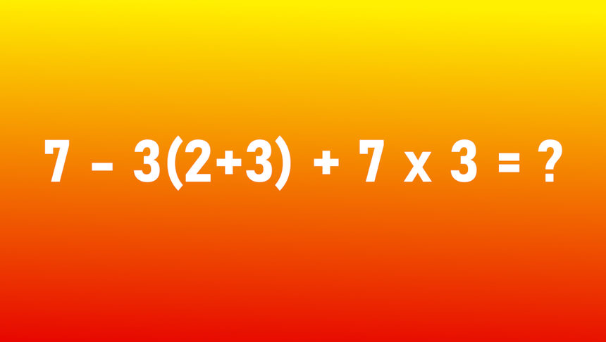 Matematyczne zadanie