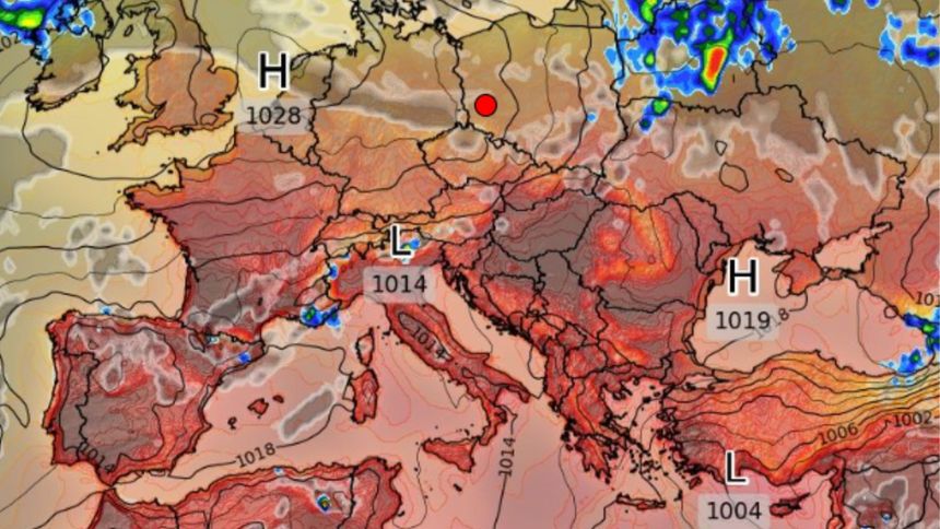 Prognoza pogody w Europie