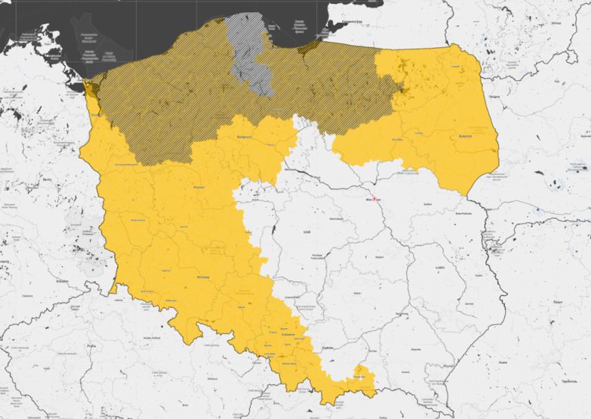 Ostrzeżenia IMGW przed burzami