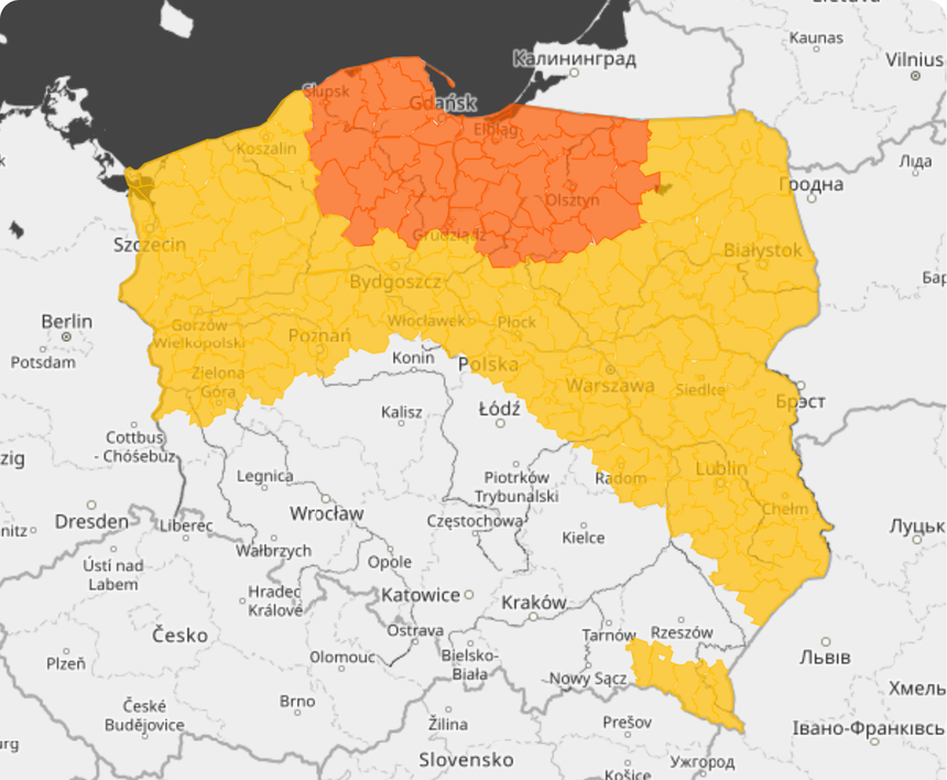 Ostrzeżenia IMGW