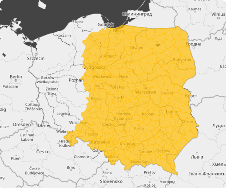 Ostrzeżenia IMGW