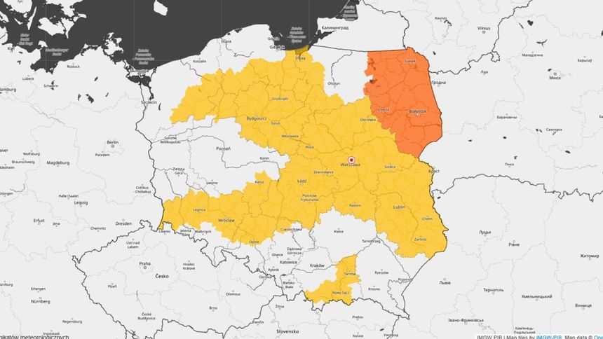 ostrzeżenia IMGW