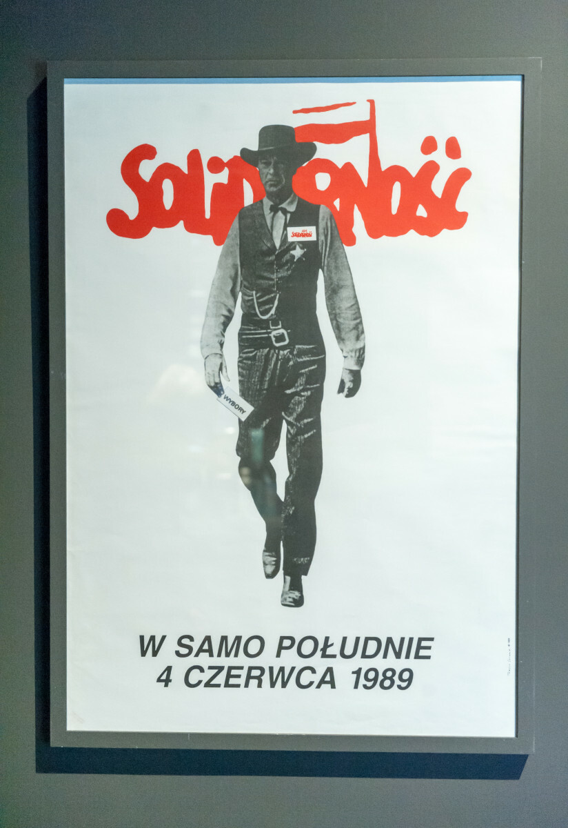 Plakat promujący czerwcowe wybory w 1989 roku