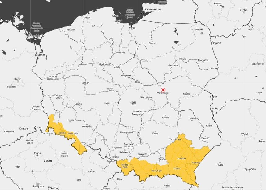 Mapa zagrożeń drogowych