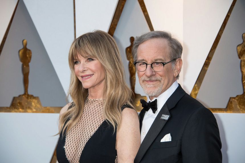 Steven Spielberg z żoną