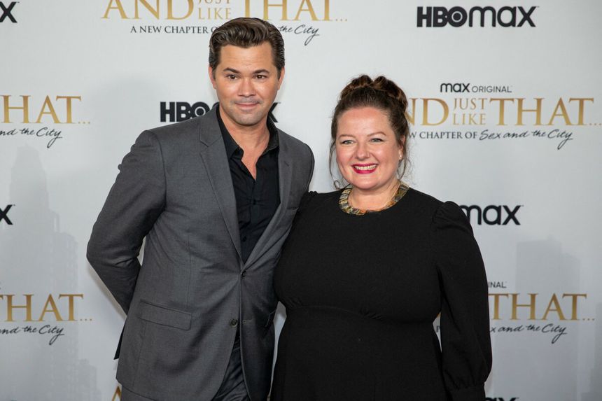 Zuzanna Zuzanna Szadkowski i Andrew Rannells, fot. KENA BETANCUR/AFP/East News