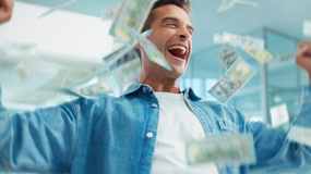 Mężczyzna i pieniądze 