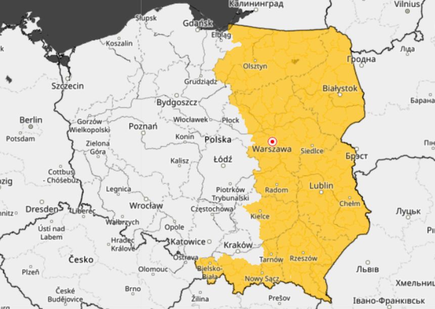 Ostrzeżenia meteorologiczne IMGW