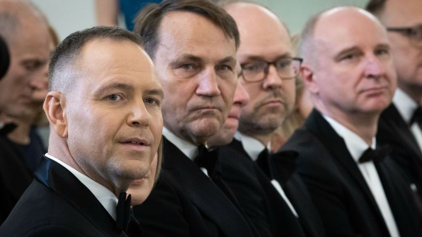 Karol Nawrocki i Radosław Sikorski