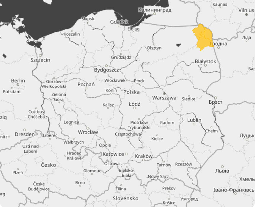 Ostrzeżenia IMGW przed intensywnymi opadami