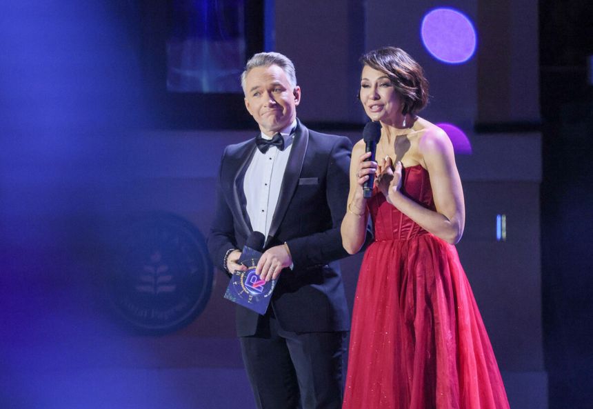 Rafał Patyra i Anna Popek