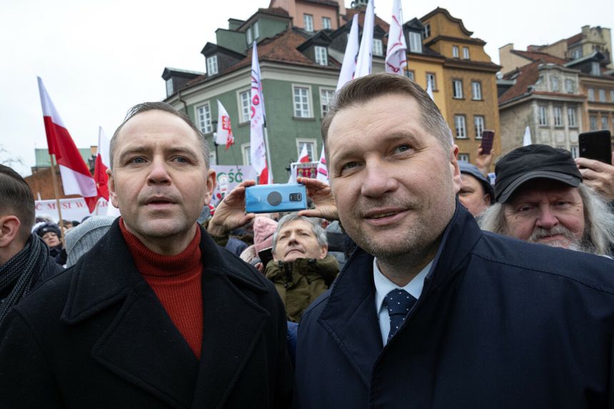 Przemysław Czarnek i Karol Nawrocki