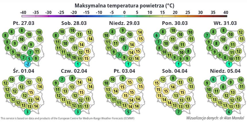 Pogoda przed świętami