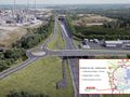 Wizualizacja węzła Police - wlot do tunelu pod Odrą
