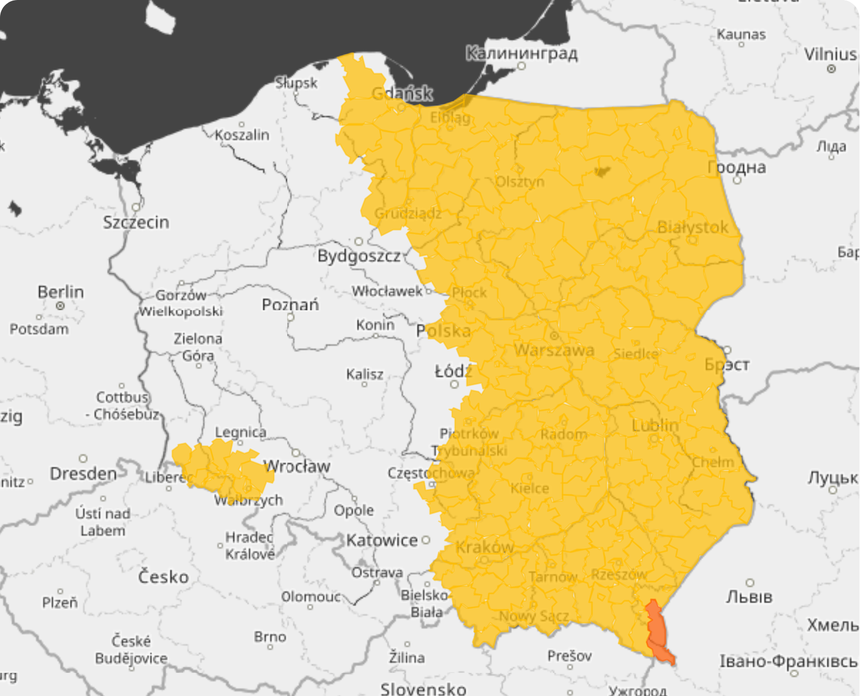 Ostrzeżenia IMGW