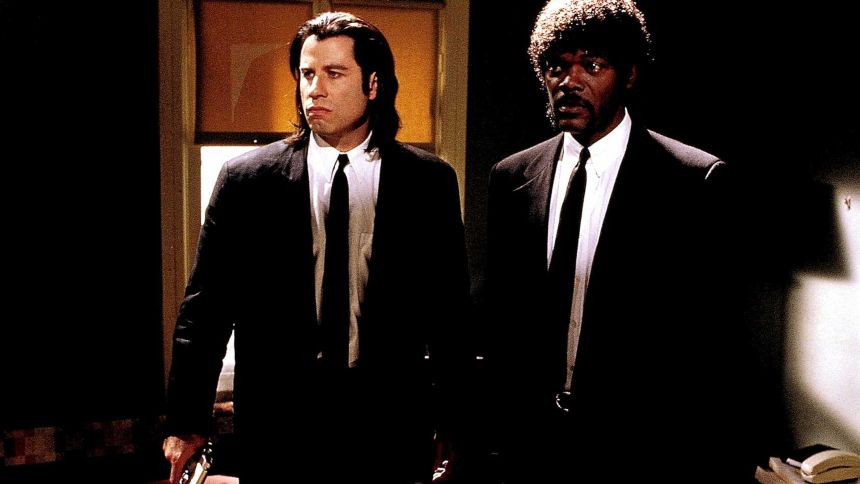 Pulp fiction - John Travolta, Samuel L. Jackson - kadr z filmu Quentina Tarantino