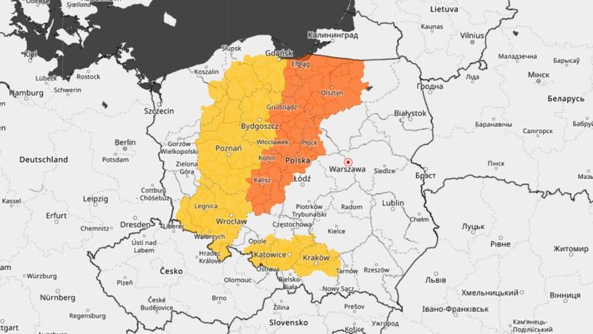 ostrzeżenia IMGW
