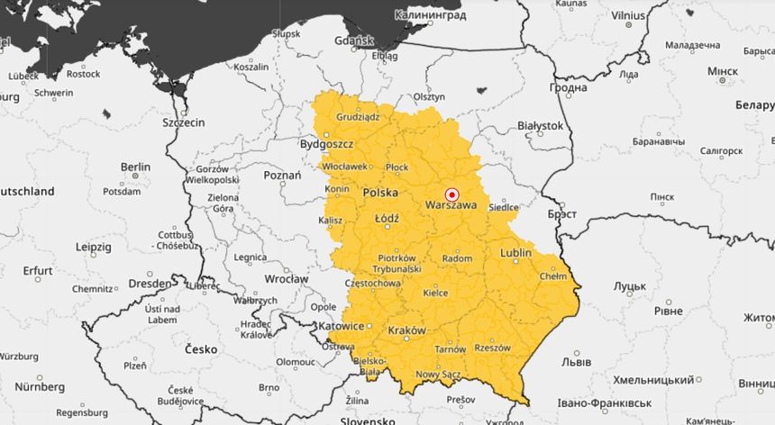 Ostrzeżenia IMGW przed burzami w piątek 18 kwietnia