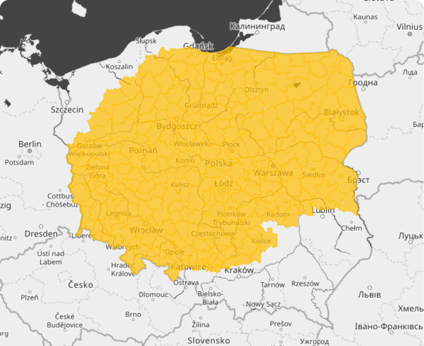 Ostrzeżenia IMGW