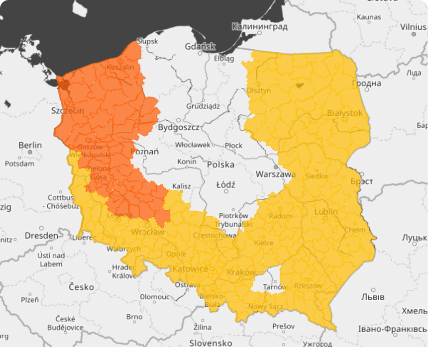 Ostrzeżenia IMGW
