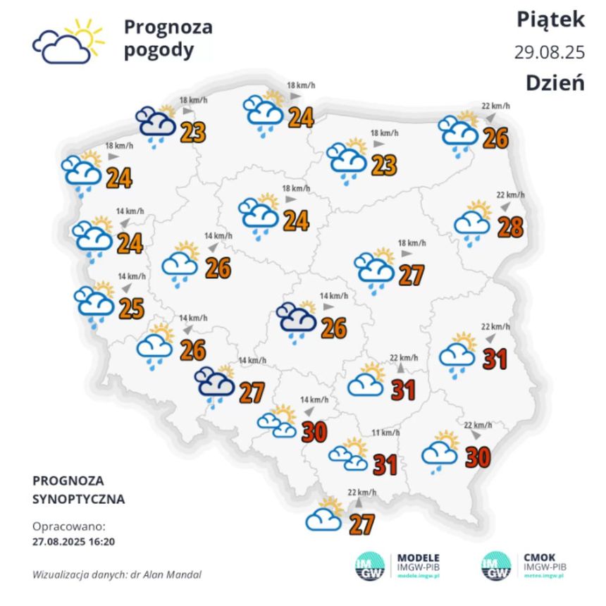 mapa prognoza