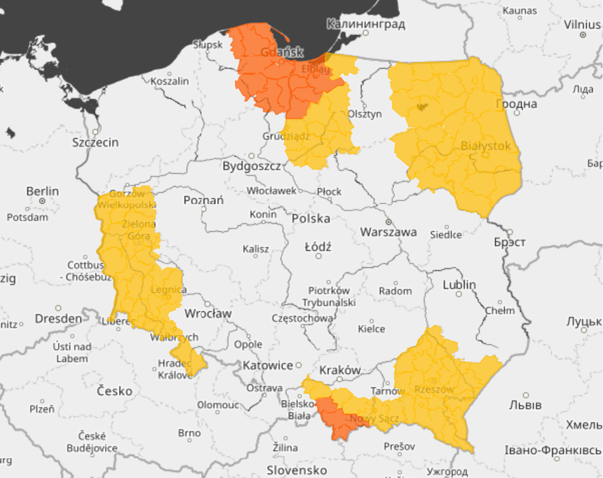 Ostrzeżenia IMGW