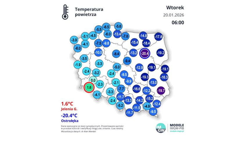mapa pomiarów
