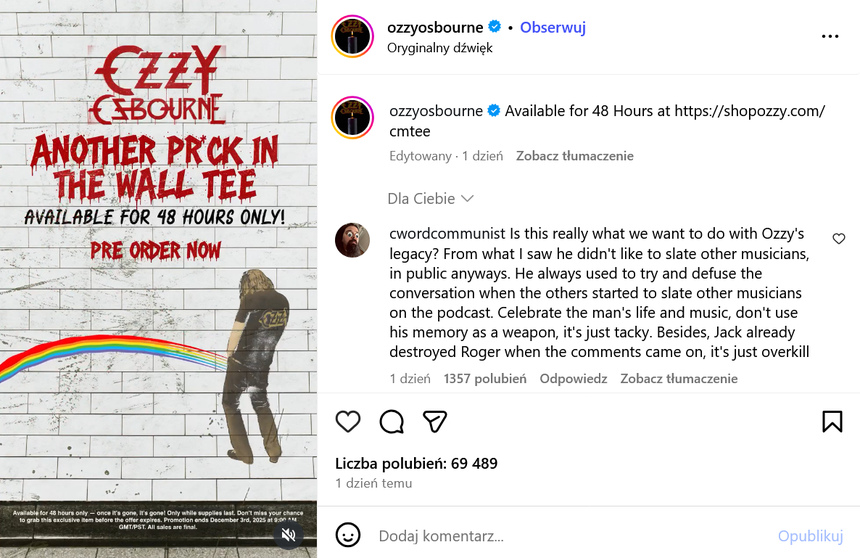 Koszulka Ozzy'ego