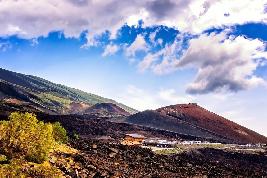 wulkan Etna na Sycylii