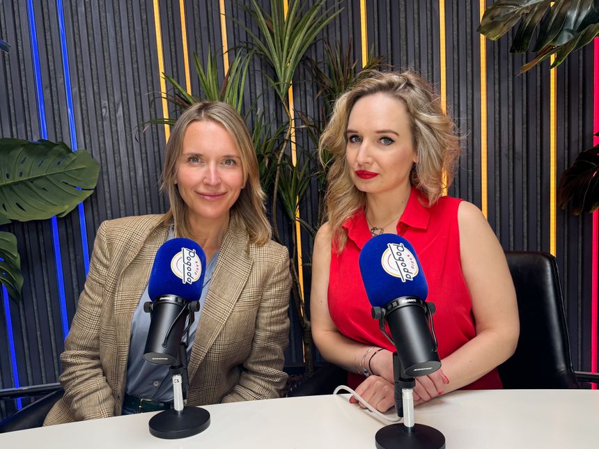 Dr Agata Stola i dziennikarka Dorota Wardecka