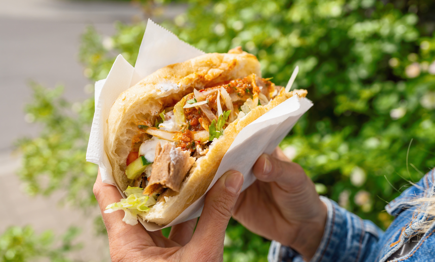 kebab z baraniną