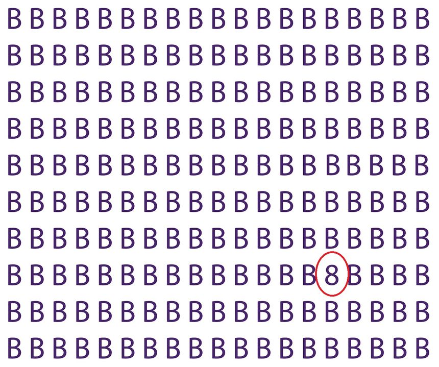 Zagadka IQ. Gdzie jest 8? Rozwiązanie